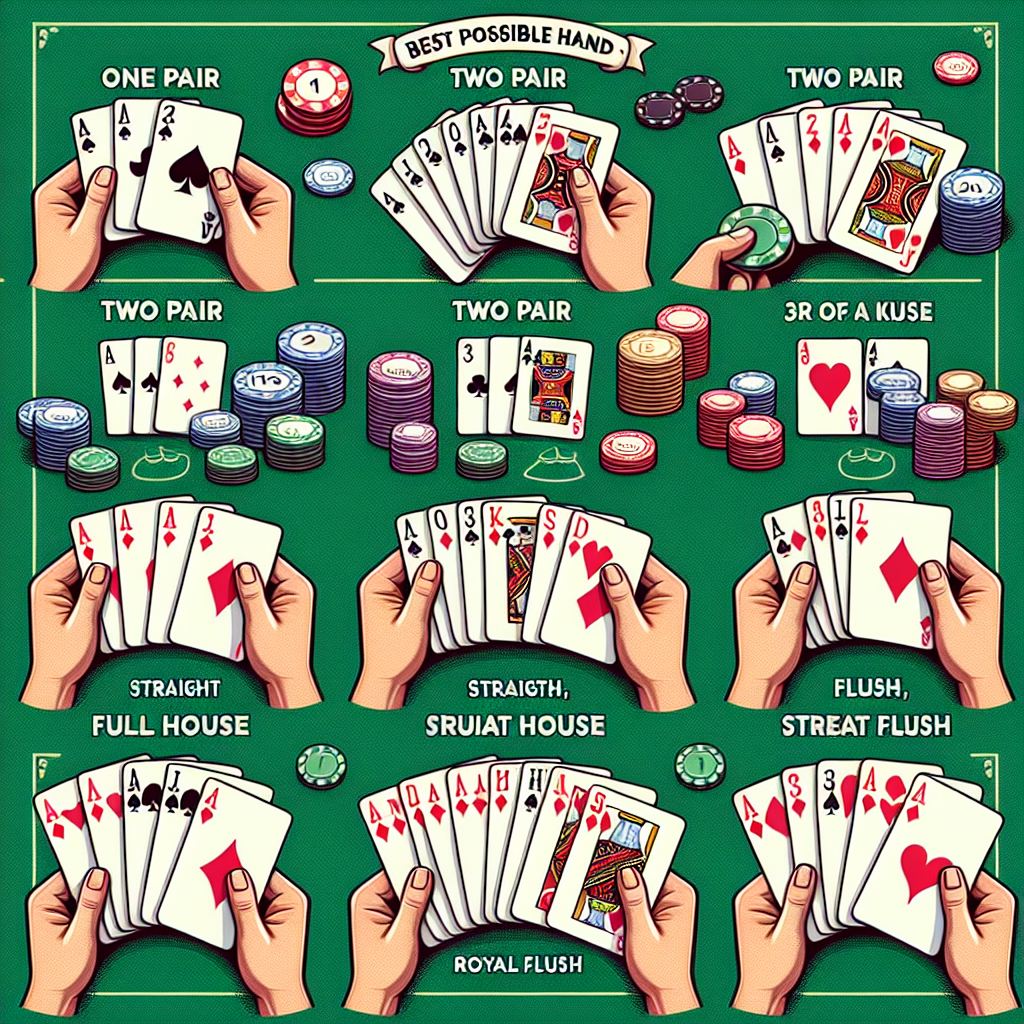 Quelles sont les meilleures mains au Poker ?
